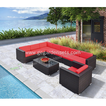 Weather resistant Outdoor Sofa set-rattan furniture(S0009)